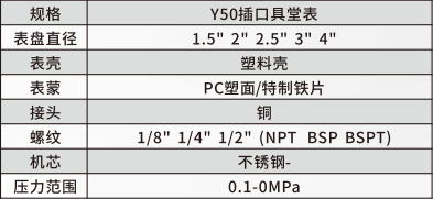 Y50插口具堂表